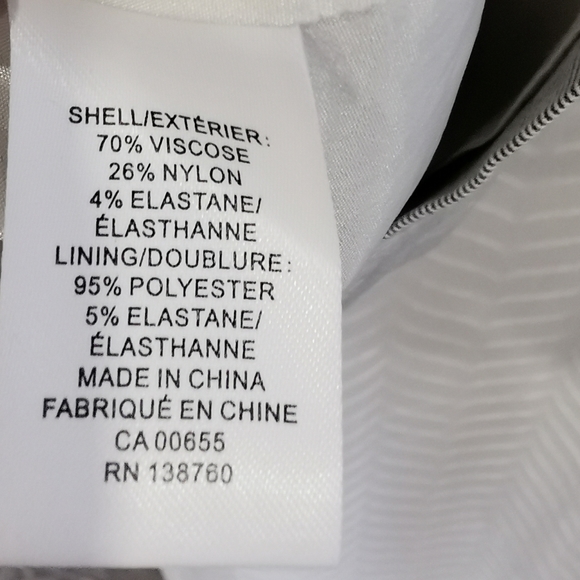 RW&Co XXS Grey&White Business Dress WITH POCKETS - Picture 9 of 9